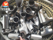 ASTM A815 S32750 Duplex Steel Pipe Fittings Seamless Equal Tee Butt Welded B16.9