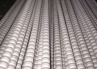 TP304 / TP304L TP316 / TP316L Stainless Steel Corrugated Tubes For Heat Exchangers PA Fin Tube 19X2X6000MM