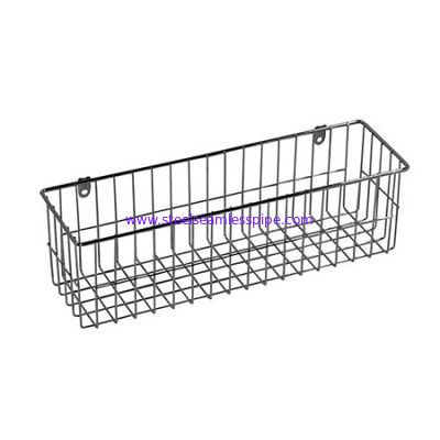 OEM Household Stainless Steel Wire Corner Basket For Bathroom Storage