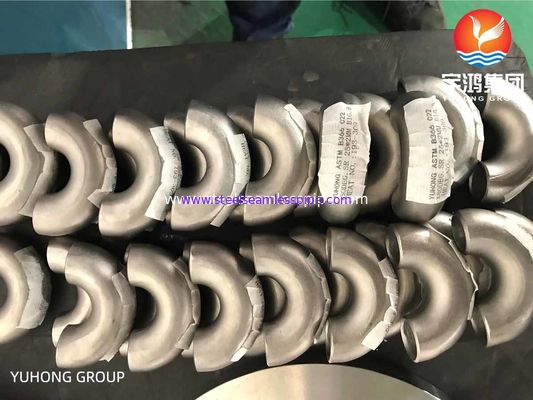 Alloy Steel Pipe Fittings , ASTM B366 Hastelloy C22 / 2.4602 180 Degree Elbow