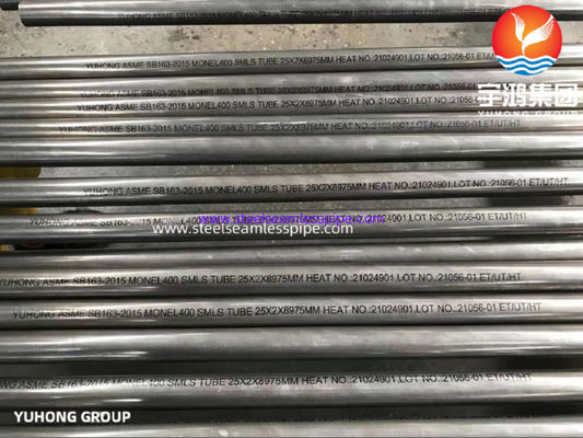 ASME SB163 Monel 400/UNS N04400 Nickel Alloy Seamless Pipe Bright Surface