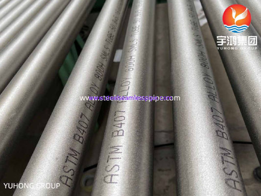 ASTM B407 UNS N08810 ( Incoloy800H)/DIN 1.4958 Nickel Alloy Steel Seamless Pipe