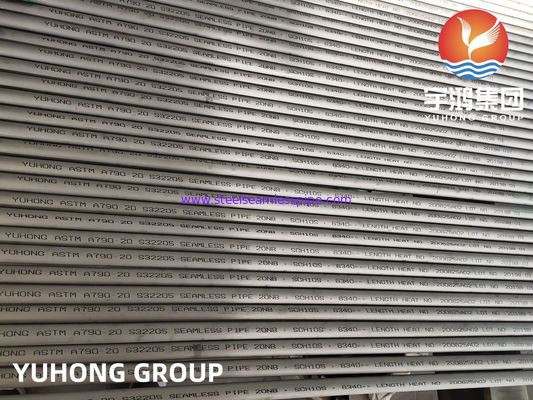 Duplex Stainless Steel Pipes Welded / Seamless Type High Performance ​S31803 S32750