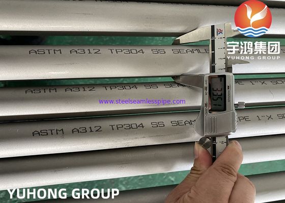 ASTM A312 TP304 1.4301 S30400 Stainless Steel Seamless Pipe For Petrochemical Industry