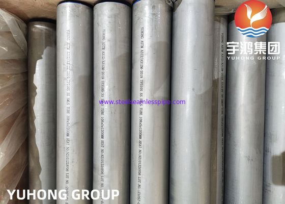 Round ASTM A312 TP310S Stainless Steel Seamless Pipe Eddy Current Test