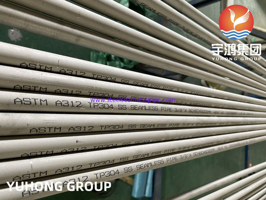 ASTM A312 TP304 Cold Rolling And Drawing Stainless Steel Seamless Pipe