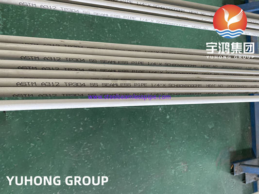 ASTM A312 TP304 Cold Rolling And Drawing Stainless Steel Seamless Pipe