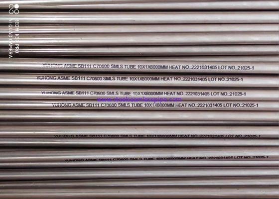 COPPER NICKEL ALLOY SEAMLESS TUBE, ASTM B111/ASME SB111 C70600