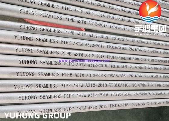 ASTM A312/ASME SA312 TP316L AUSTENITIC SEAMLESS/WELDED STAINLESS STEEL PIPE