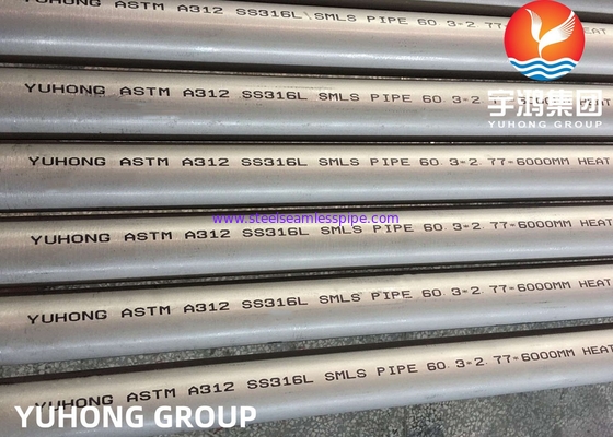 ASTM A312/ASME SA312 TP316L AUSTENITIC SEAMLESS/WELDED STAINLESS STEEL PIPE