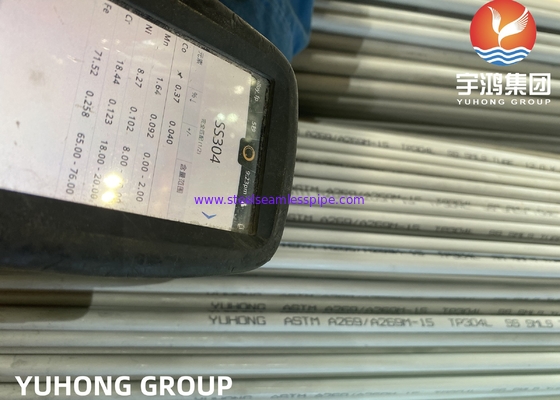 Bright Annealed Seamless Stainless Steel Tube ASTM A269 TP304 / 304L 11*0.5*3000mm