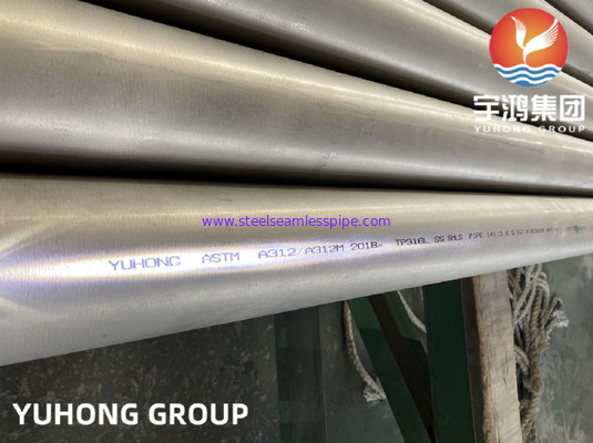 ASME SA312 TP316L Stainless Steel Seamless Pipe