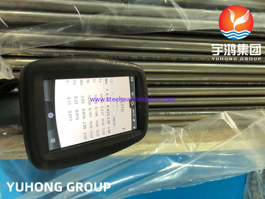 ASTM A213 / A269 TP316L Bright Annealed Stainless Steel Seamless Tube