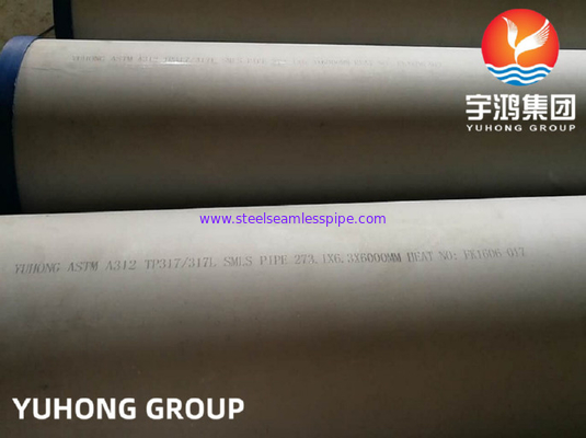 ASTM A312 TP317, TP317L Stainless Steel Seamless Pipe Cold Drawn