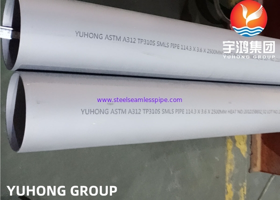 ASTM A312 TP310S (UNS S31008) Stainless Steel Seamless Pipe For Chemical Industry