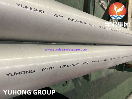 ASTM A312 TP309S , TP310S , TP310H Stainless Steel Seamless Pipe High Temperature application