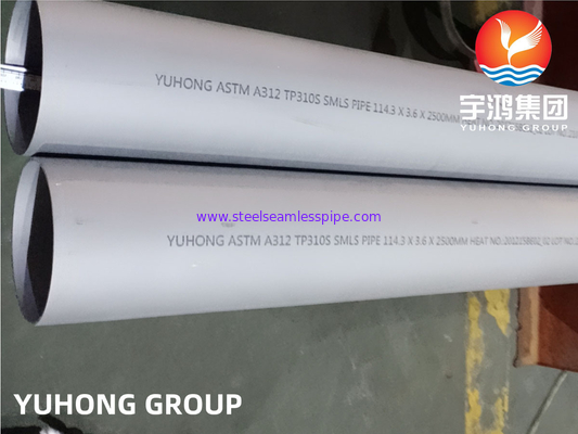 ASTM A312 TP309S , TP310S , TP310H Stainless Steel Seamless Pipe High Temperature application