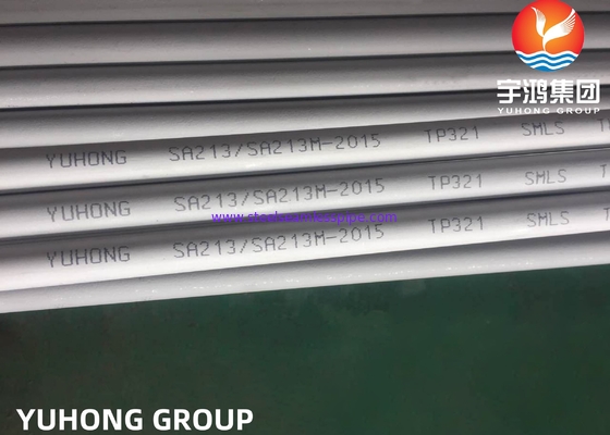 ASTM A213 TP321, 1.4541 Stainless Steel Seamless Tube For Boiler SuperHeater