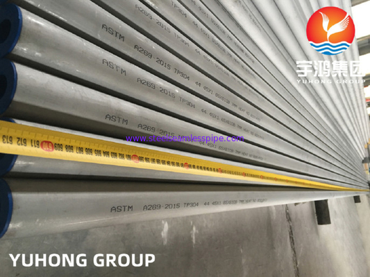 ASTM A269 TP304 44.45*1.65*6108 seamless Stainless Steel Tube