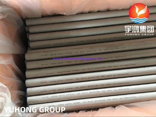 ASTM A269 TP304 44.45*1.65*6108 seamless Stainless Steel Tube