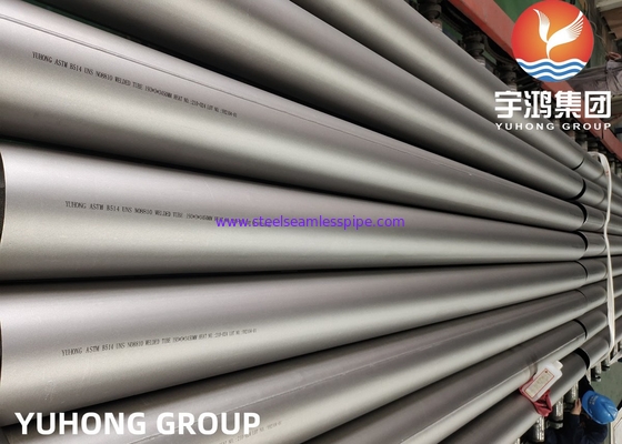 ASTM B514 Incoloy 800H Nickel Alloy Welded Pipe Pickling Surface Hydrocarbon Cracking