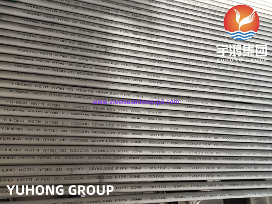 ASTM A789 / ASTM A790 , Grade S31803 / S32750 / S32205 / S31254 Duplex Stainless Steel Pipes