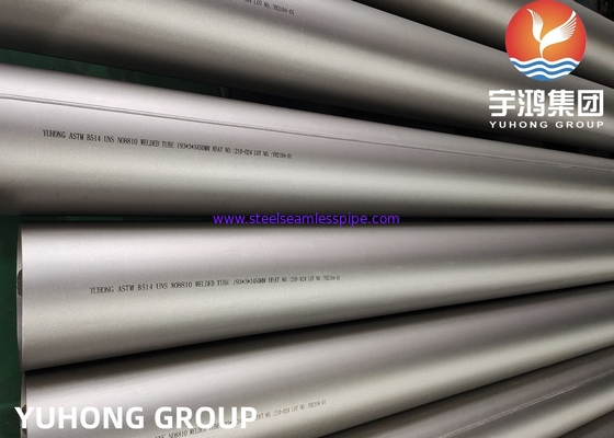 Incoloy 800 800H 800HT 825 WELDED PIPE ASTM B514 / B775 ; WELDED ASTM B515 / B751