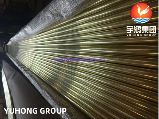 ASTM B111 C68700 / CuZn20Al2 / CW307G Aluminium Brass Copper Alloy Tube