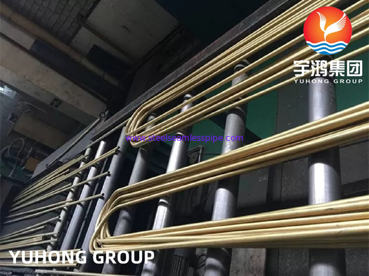 ASTM B111 UNS C68700 Aluminum Brass Tube U bend tube Heat Exchanger Tube