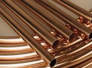 Seamless Copper Alloy Tube ASTM A75 ASTM A88 GB1527 T2 TU2 , TP2  Y / M Type