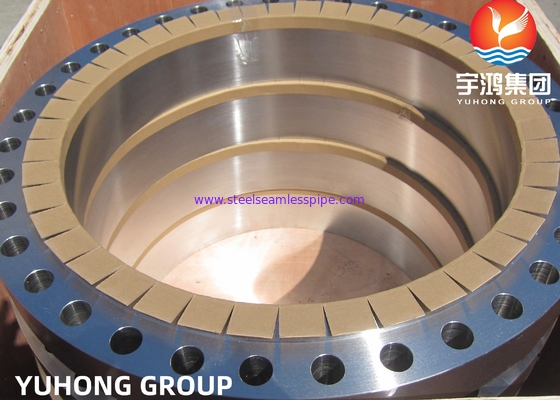 ASTM A182 F51 F53 F55 Super Duplex Steel Forged Weld Neck RF Flange For Water Treatment