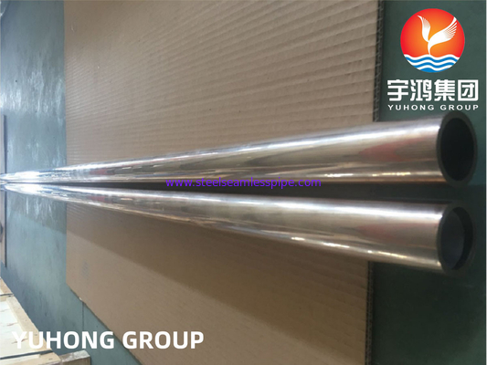ASTM B466 UNS C70600 / C71500 / C71640 / C44300 Copper Nickel Alloy Seamless Tube