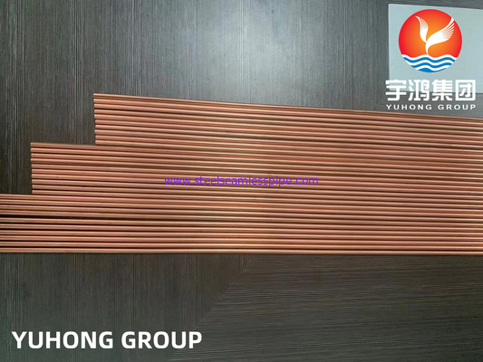 Carbon Steel Copper Coated Bundy Tube Double Walled Low Carbon Steel Tube