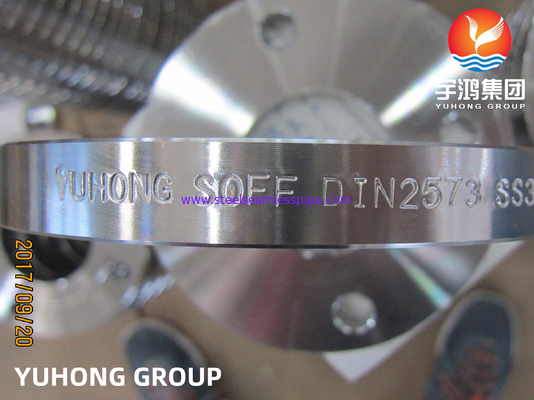 DIN2573 ASTM A182 F316L Slip On Flanges Stainless Steel Forged Flanges