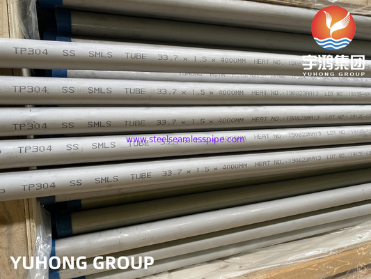 ASTM A213 TP304 /TP304L Stainless Steel Seamless Tube For Heat Exchanger