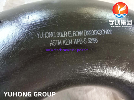 ASTM A234 WPB Carbon Steel Elbow , Long Radius (LR) , Butt-weld Pipe Seamless Fitting B16.9
