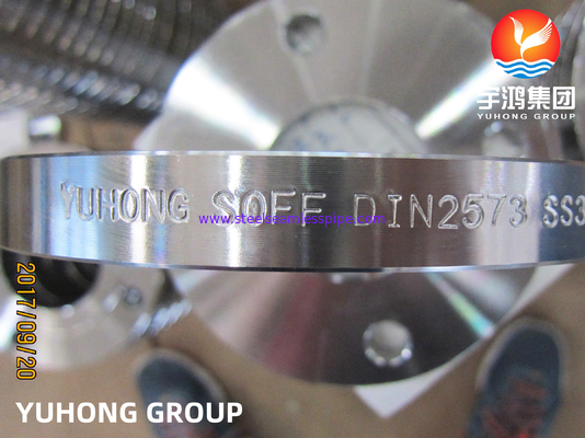 DIN2573 F316L Stainless Steel Slip-on Flange (Flat Face) , Use In High-temperature Environments