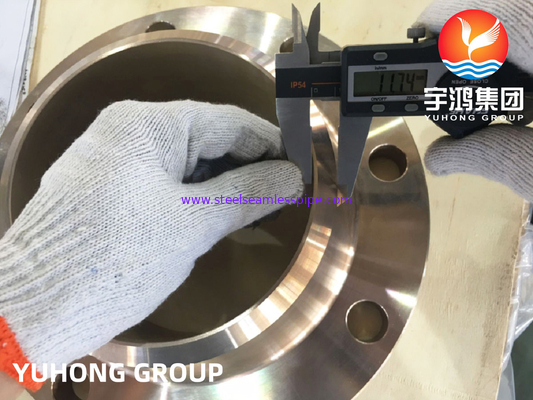 COPPER NICKEL WELDING NECK FLANGE B151 C70600 / DIN 2.0872 RF TYPE