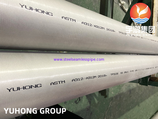 ASTM A312 ASME SA312 TP310S S31008 STAINLESS STEEL SEAMLESS PIPE