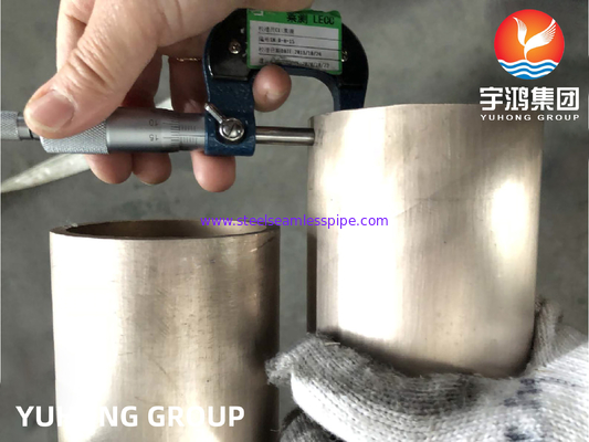 ASTM B466 UNS C70600 O60 (CuNi 90 10) Copper Nickel Alloy Seamless Pipe ASME B36.19
