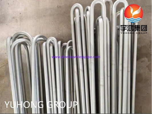 AMSE SA213 304 316 Stainless Steel Seamless U Tube For Heat Exchanger