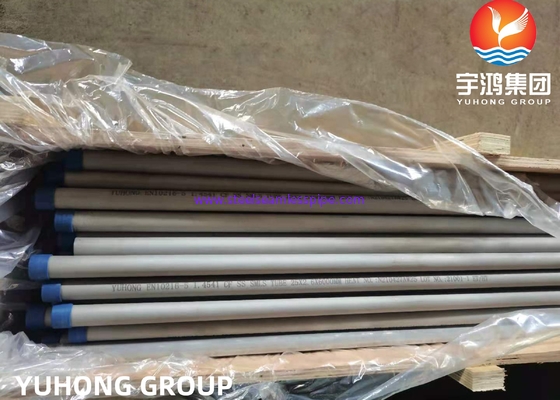 DIN EN 10216-5 TP321 1.4541 TP304 1.4301 TP316L 1.4404 Stainless Steel Seamless Tube