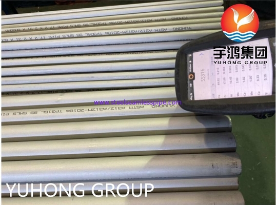 ASTM A312 TP316L Stainless Steel Seamless Pipes Heavily Cold Worked