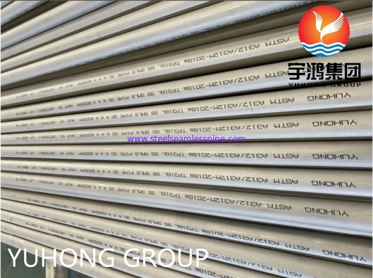 ASTM A312 TP316L Stainless Steel Seamless Pipes Heavily Cold Worked