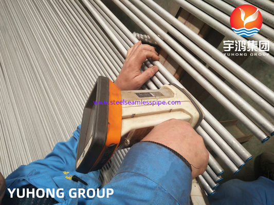 ASTM A213 TP304L Stainless Steel Seamless Boiler Tube, NDE ECT Available