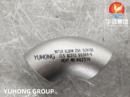 Stainless Steel Pipe Fitting , JIS B2312 SS304 LR / SR Butt Welding Elbow For Connection