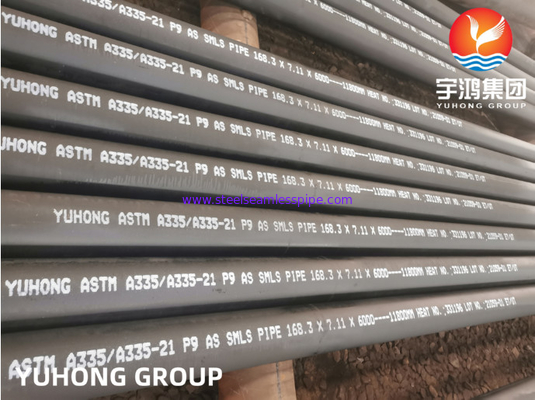 ASTM A335 /ASME SA335 Alloy Steel Seamless Tubes P11 / P12 / P22 / P5 /P9 / P91 / P92 Size 1/2&quot; To 24&quot; NPS