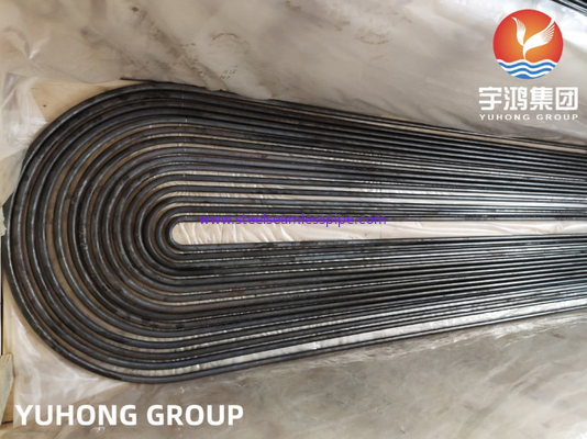 ASTM A179/ ASME SA179 CARBON STEEL SEAMLESS U BEND BOILER TUBE( BLACK PAINTING/COLD DROWN)