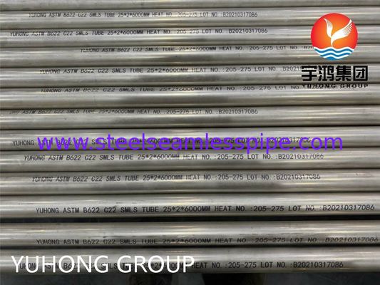 ASTM B622 Hastelloy C22 Tube UNS N06022 High Nickel Alloy Steel Seamless Pipe for Petroleum and Chemical Applications