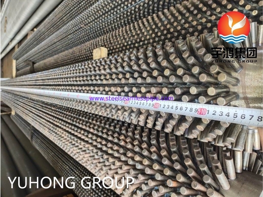 ASTM A335 P11 Finned Tube Carbon Steel Tube With Studded Fin High-Temperature Heat Exchanger